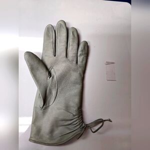 Nine West Medium Genuine Leather Gloves Polyester Lining WARM WINTER